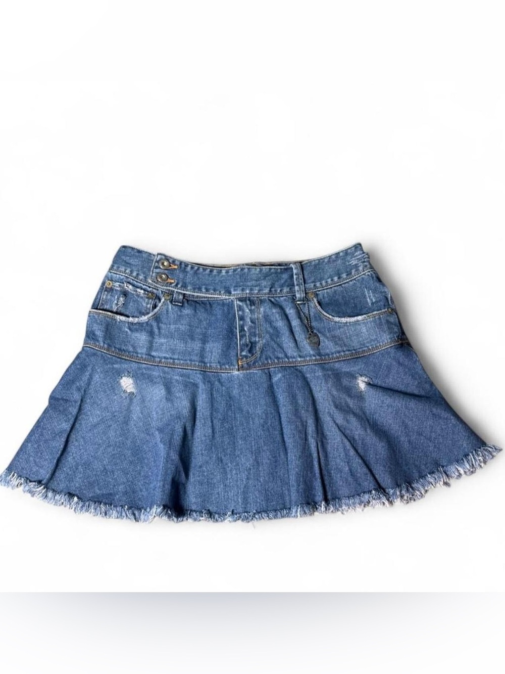 Ralph Lauren blue denim mini skirt